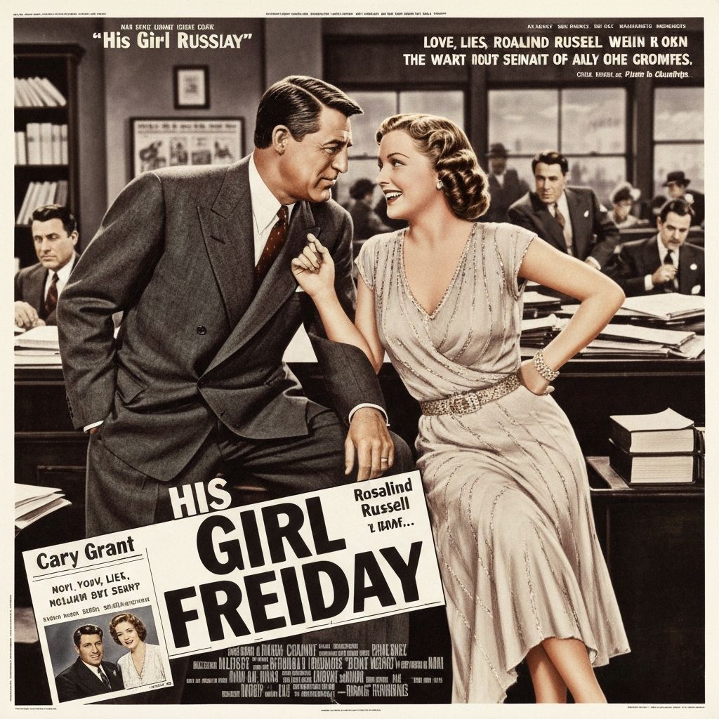 Watch His Girl Friday 1940 Free Online Linky TV